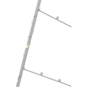 Weißer LED-Baum aus Eisen, 100cm hoch, für stimmungsvolle Weihnachtsdekoration.