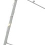 Weißer LED-Baum aus Eisen, 100cm hoch, für stimmungsvolle Weihnachtsdekoration.