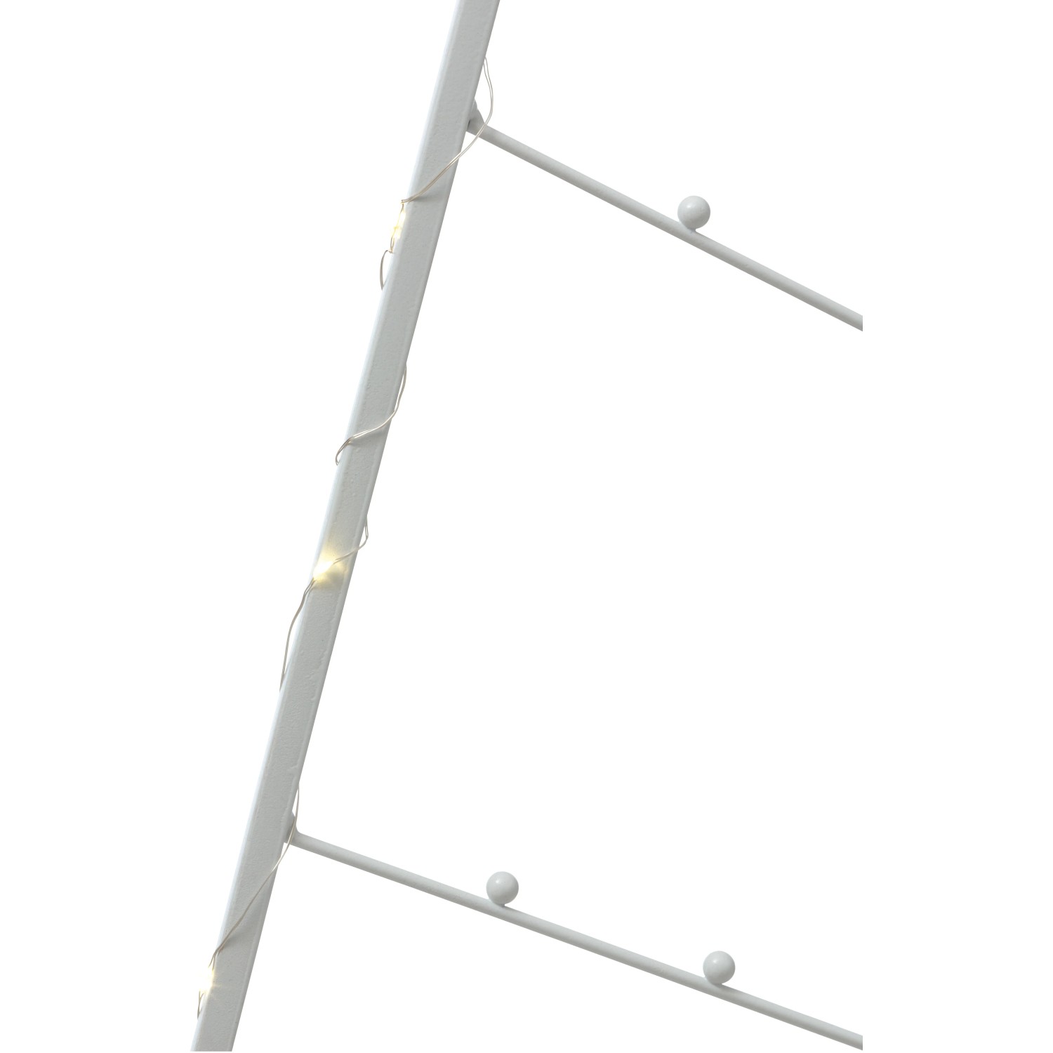 Weißer LED-Baum aus Eisen, 100cm hoch, für stimmungsvolle Weihnachtsdekoration.