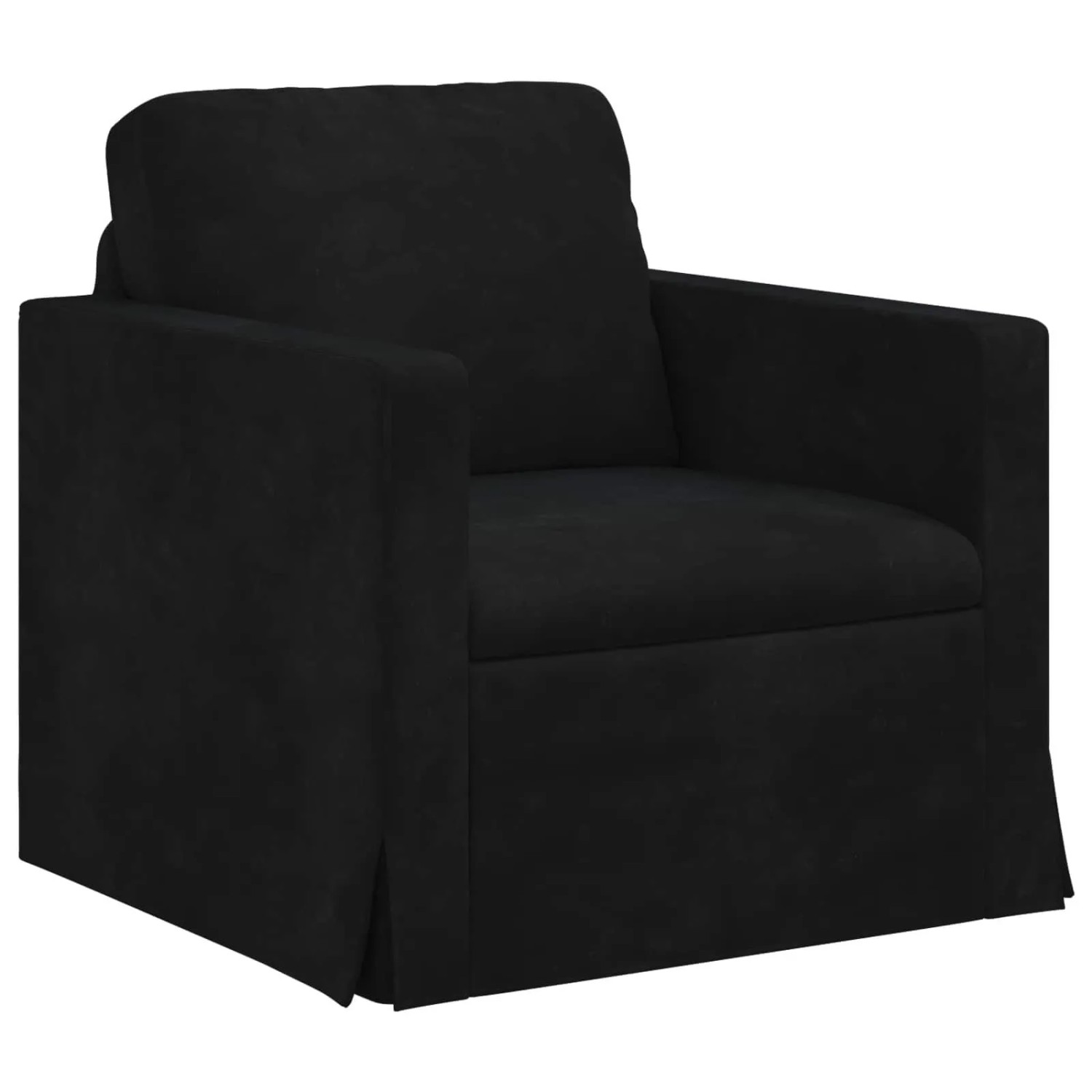 vidaXL Sofa Schwarz 78 x 78 x 80 cm Samt 42024410