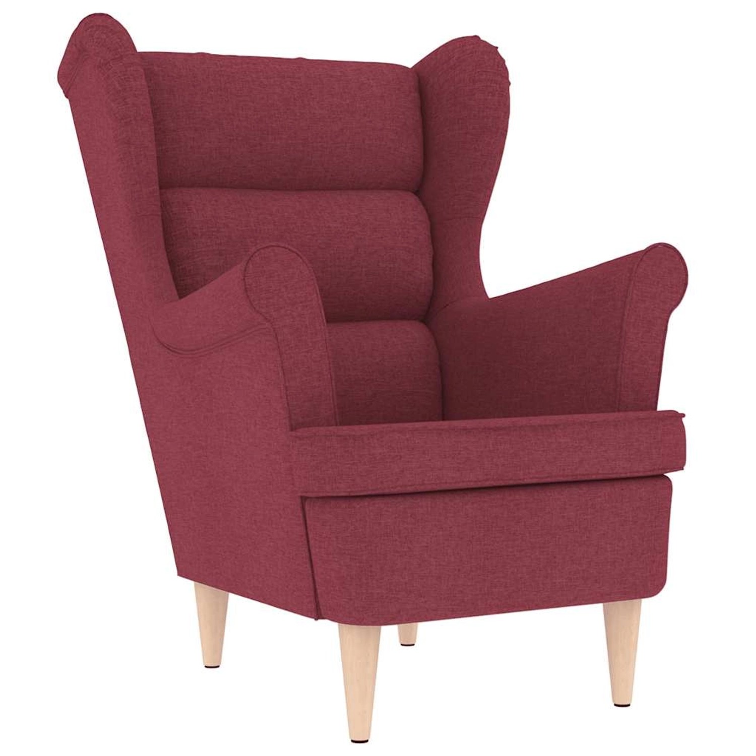 vidaXL Sessel Weinrot 74x84x100 cm Stoff 4016898 günstig online kaufen