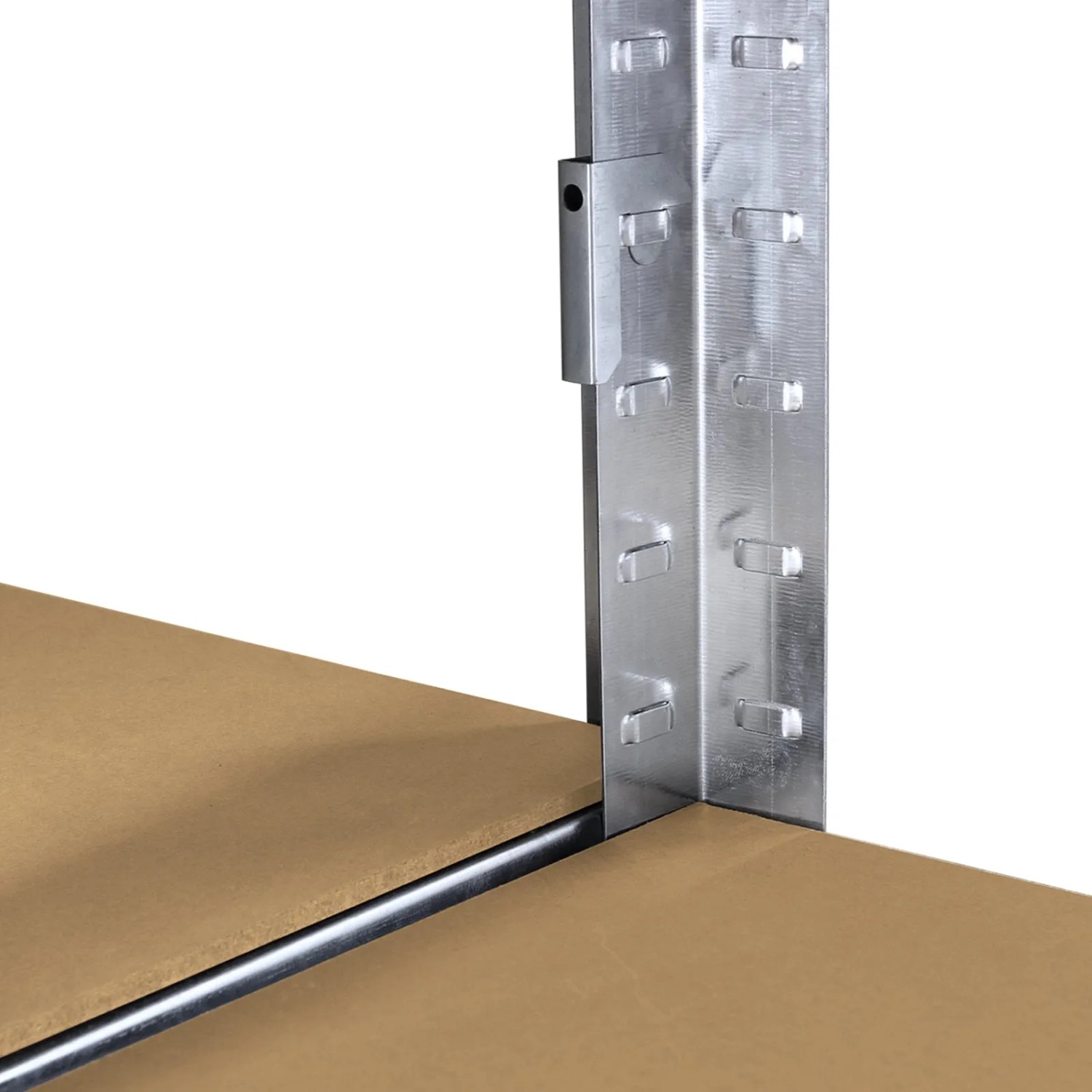 6er-Pack Verbindungsstücke für Monstershop Stahlregale zur Stabilisierung und Verbindung von Regalböden.