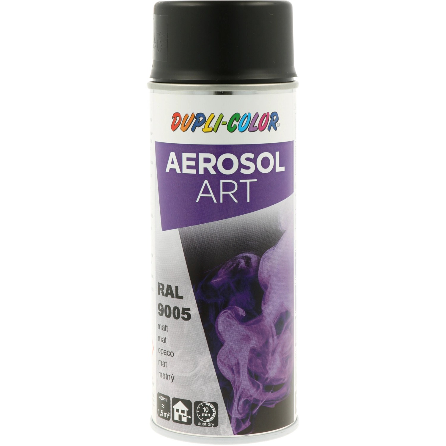 Dupli-Color Lackspray Aerosol-Art RAL 9005 Tiefschwarz matt 400 ml