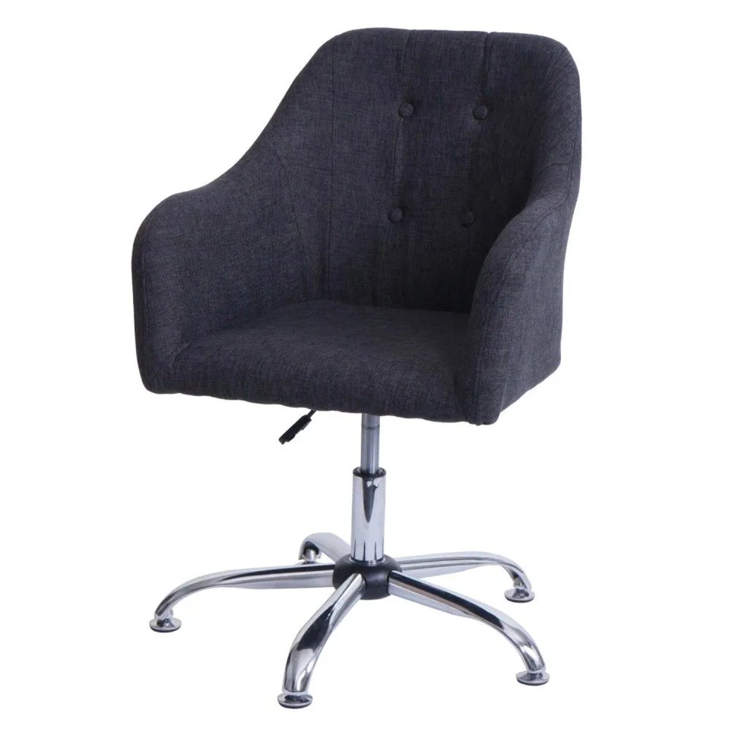MCW Esszimmerstuhl L92 Stoff/Textil Dunkelgrau