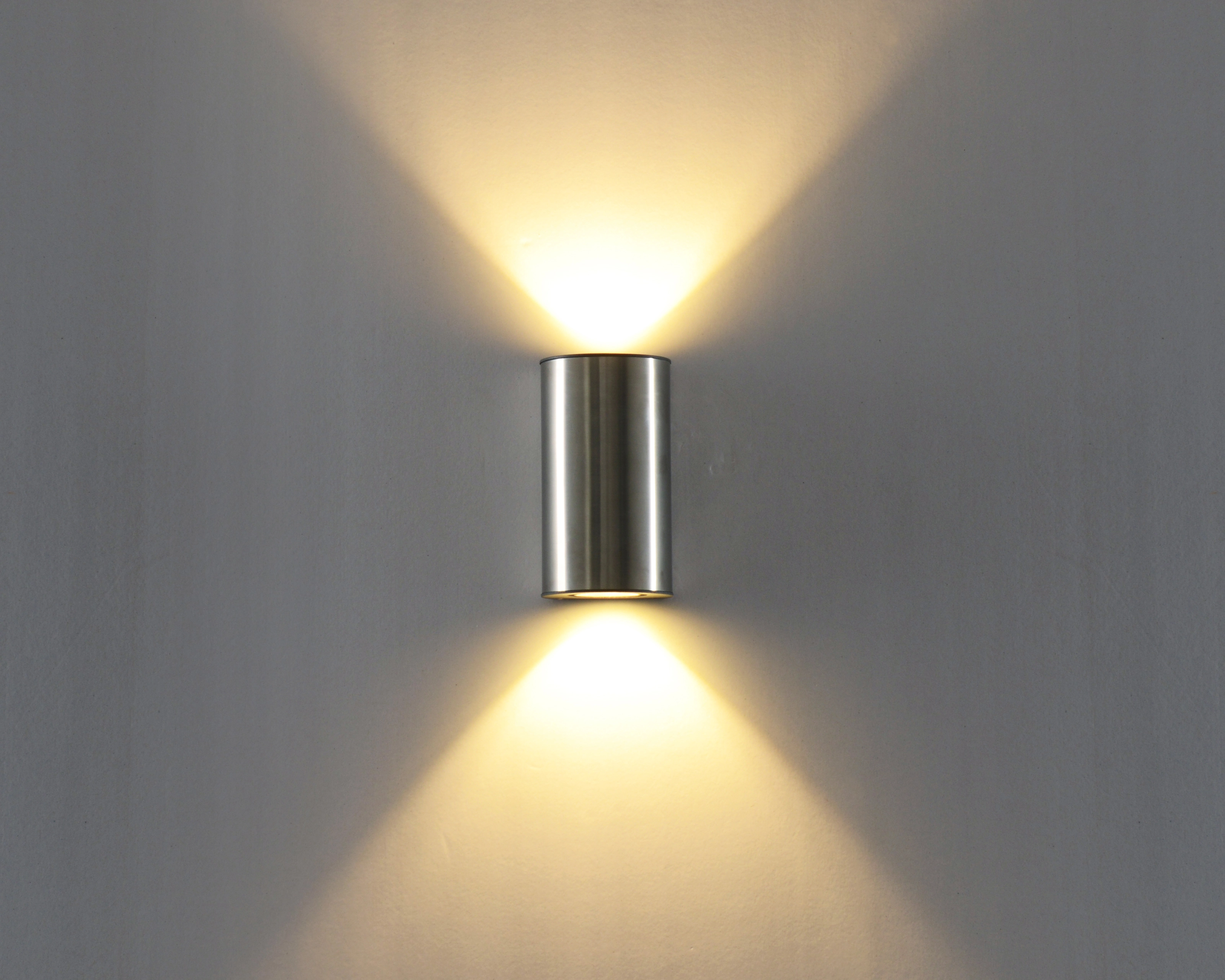 Lutec LED-Außenwandleuchte Up- & Downlight Ilumi Edelstahl
