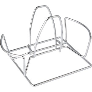 Jamestown Hähnchenhalter aus Edelstahl für knuspriges Grillhähnchen.