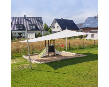 Sonnensegel Quadratisch 6x8 M – 95% UV-Schutz, Polyester, Wasserdicht Für Garten & Terrasse