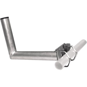 Mastausleger Aluminium MAL30A für Rohre bis 50mm, zur Montage von Parabolantennen.