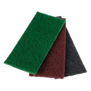 LUX Schleifvlies Set für Schwingschleifer, 3-teilig, verschiedene Körnungen.