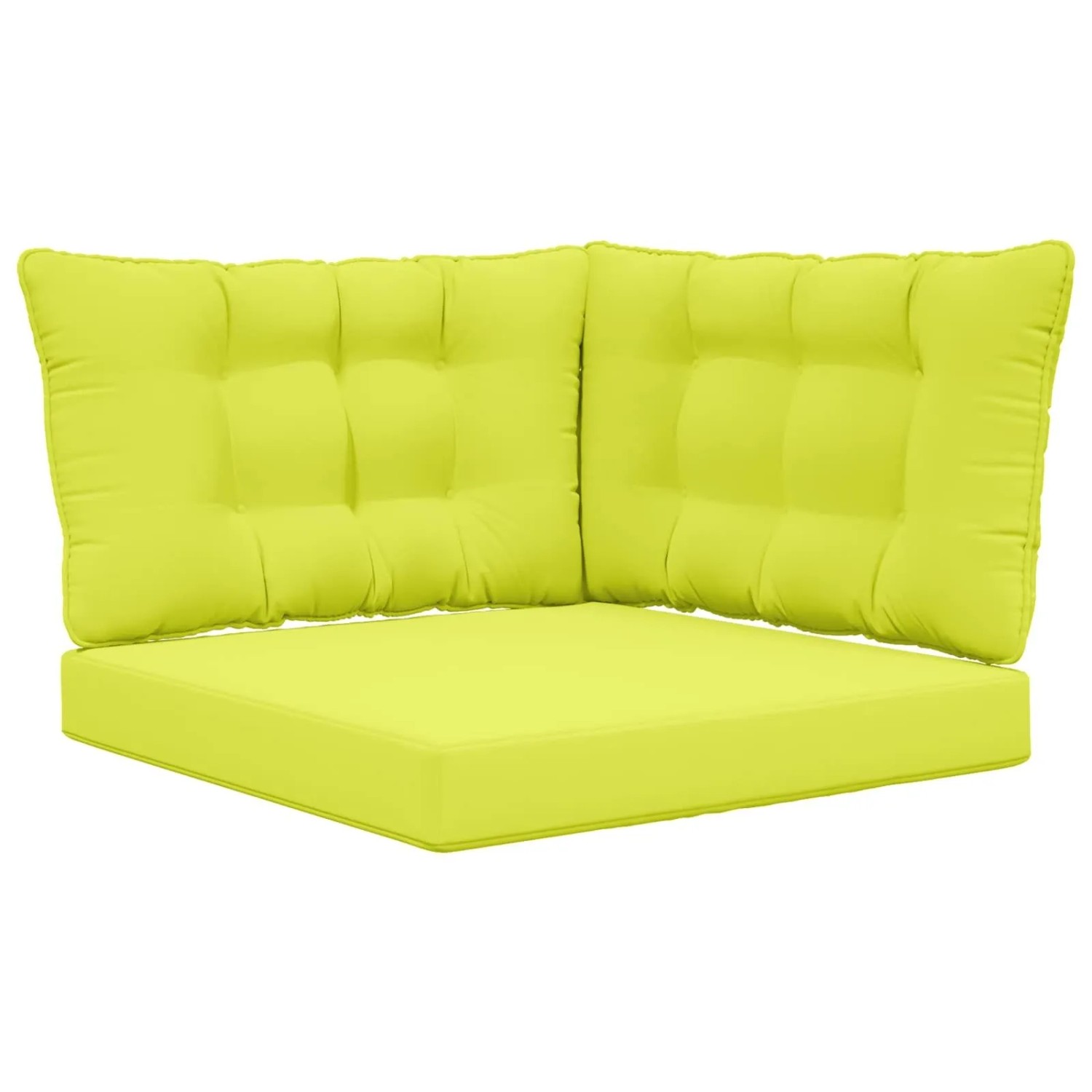 vidaXL Sofakissen für Draußen 3-Tlg Grün Polyester 900919