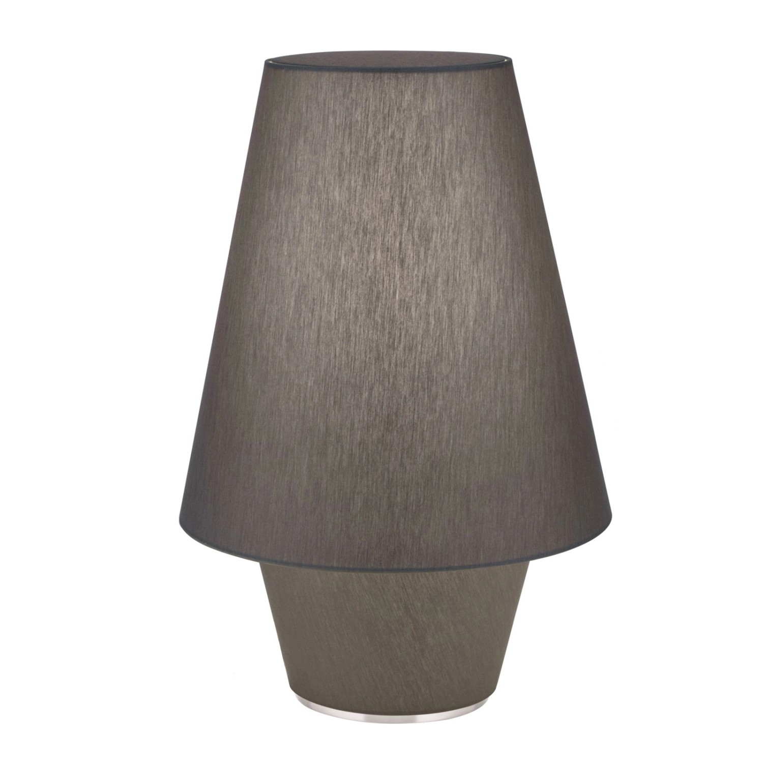 Orion Leuchten Tischleuchte Twins Large 1 x E27 Grau günstig online kaufen