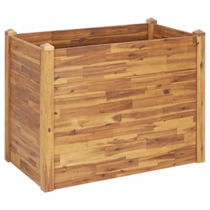 vidaXL Garten-Hochbeet 110 x 60 x 84 cm Massivholz Akazie 46579