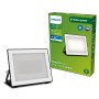 Schwarzer Philips LED-Außenstrahler Lois, 4.500 lm, 3.000 K, für helle und sichere Außenbereiche.