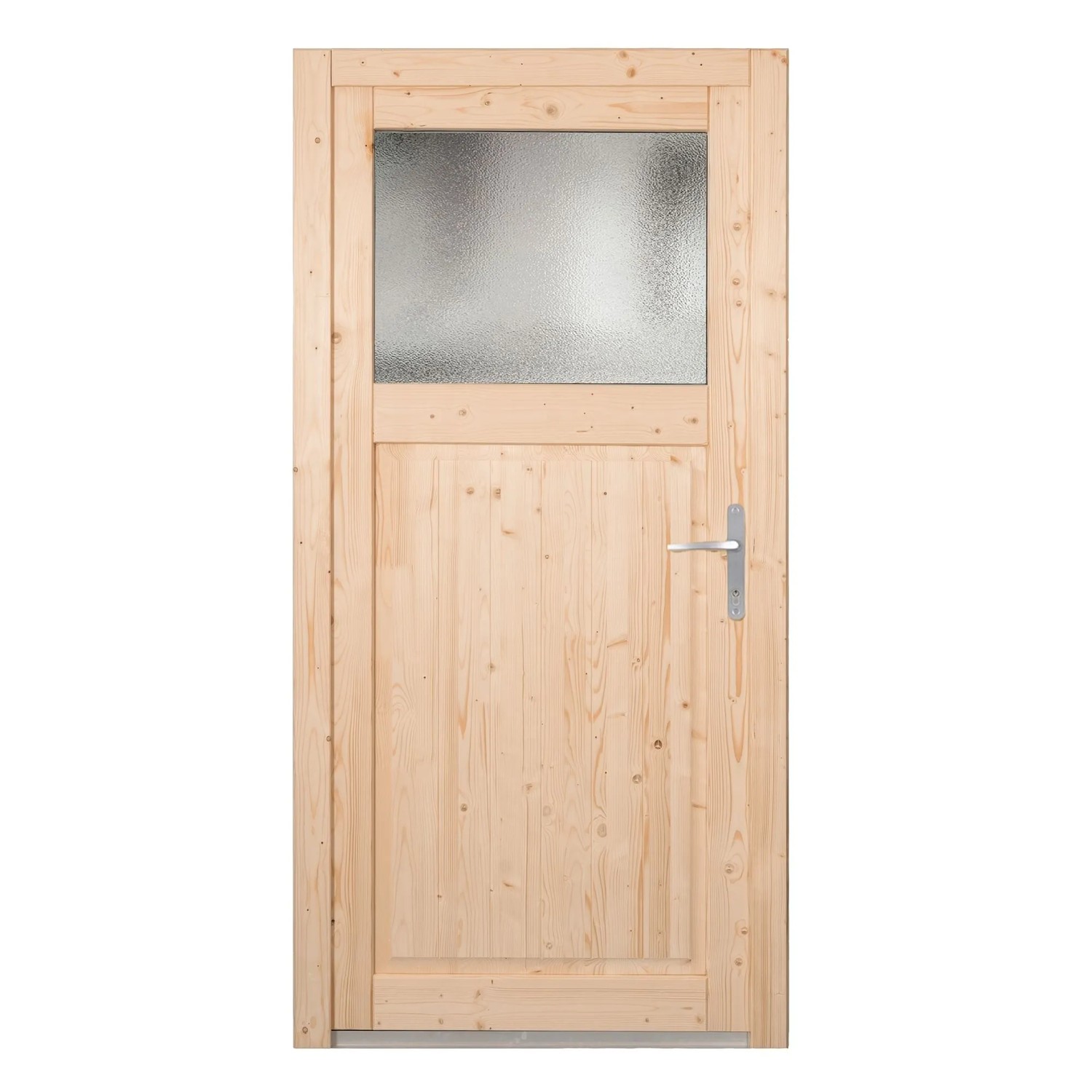 Panto Holz-Nebeneingangstür NET 501 Natur 88 cm x 198 cm DIN R