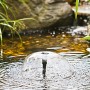 Heissner Teichpumpen-Set Aqua Jet Eco mit Wasserspiel im Gartenteich.