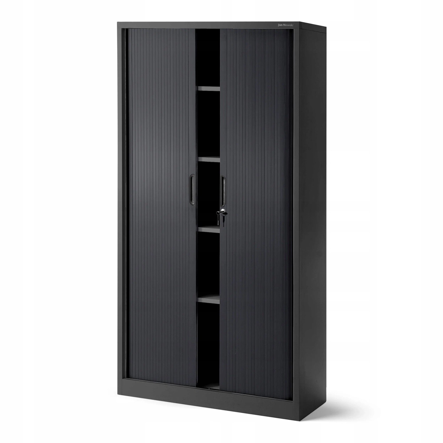 Jan Nowak Rolladenschrank DAMIAN 185 x 90 x 45 cm Anthrazit-Dunkelgrau