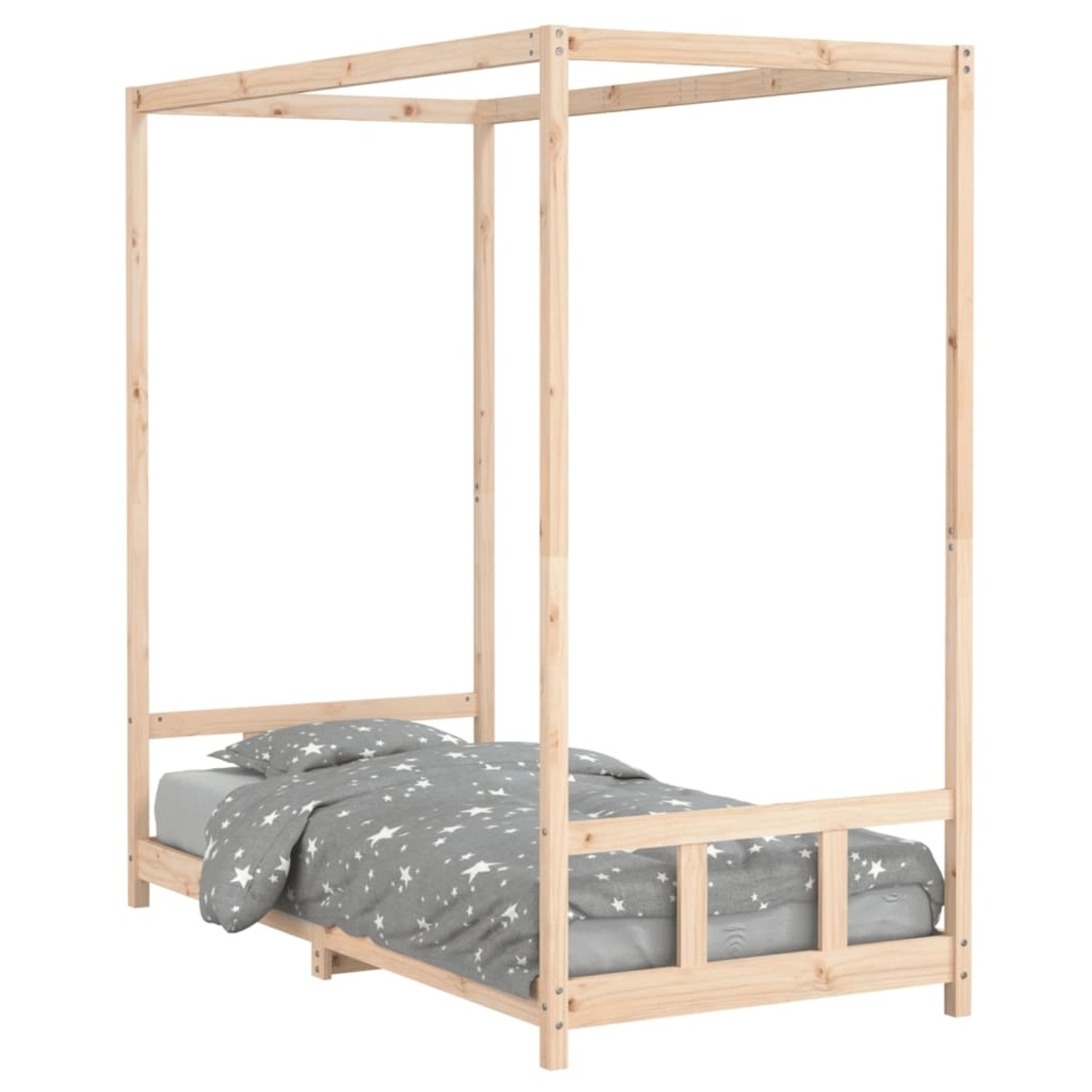 vidaXL Kinderbett 90x190 cm Massivholz Kiefer 834516 günstig online kaufen