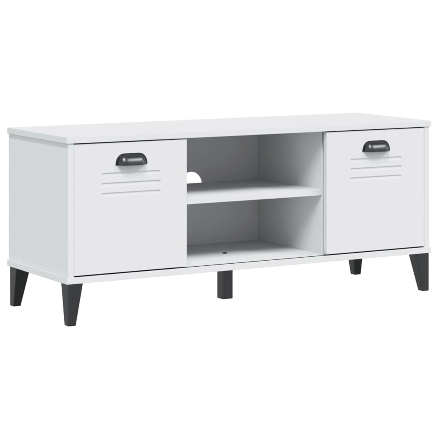 vidaXL Schuhbank VIKEN Weiß 106x35x45 cm Holzwerkstoff 374932 günstig online kaufen