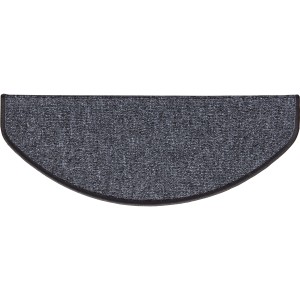 Andiamo Stufenmatte Bob, 2er Set, ca. 65x28 cm, Anthrazit. Treppenschutz mit Klebestreifen.