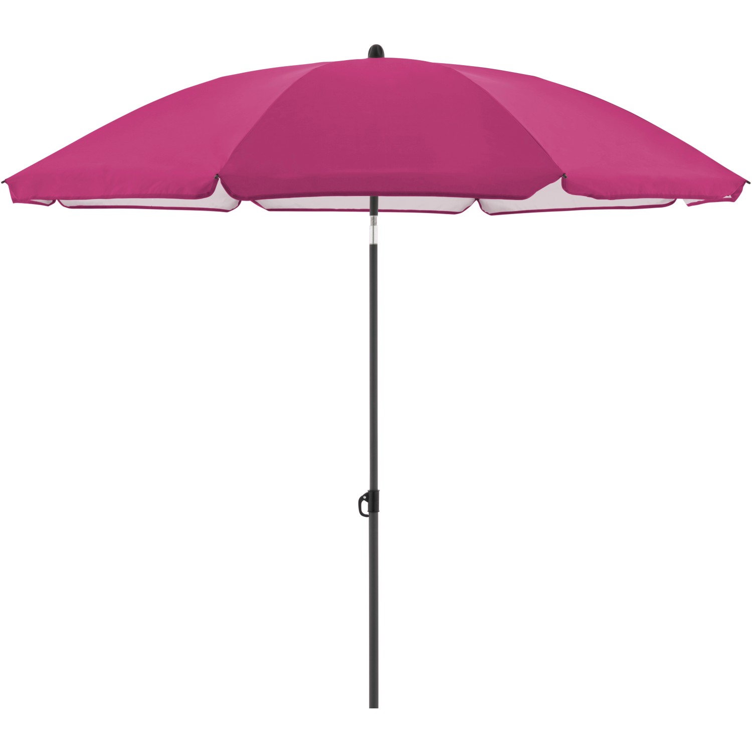 Derby Marktschirm Ø 165 cm Pink mit Handöffner günstig online kaufen