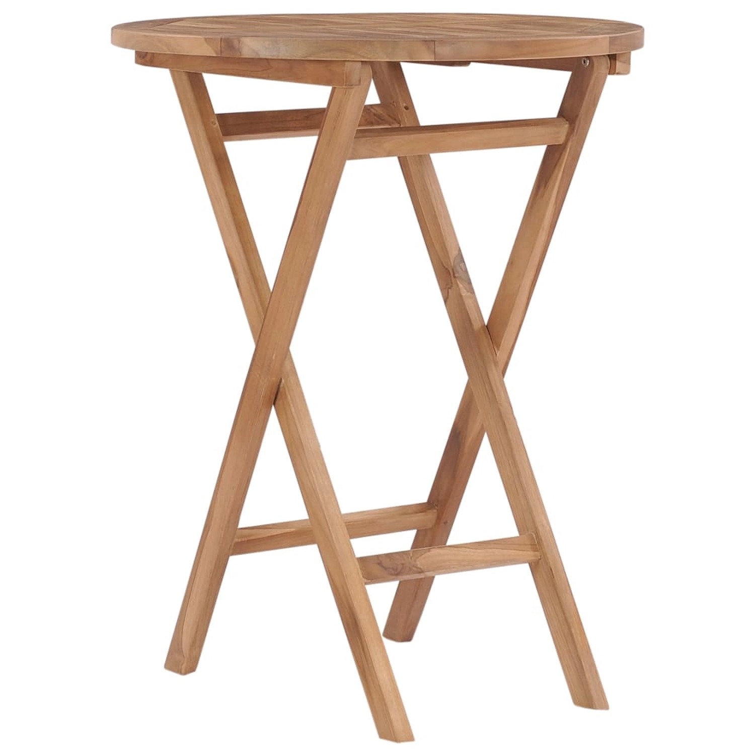 vidaXL Gartentisch Klappbar 60 cm Massivholz Teak 48993 günstig online kaufen