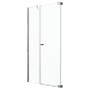 Brava Frame Dusch-Nischentür mit Festteil, Chrom, 90x200 cm, DIN rechts.
