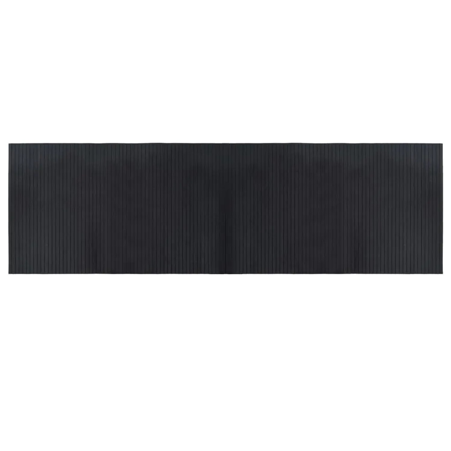 vidaXL Teppich Rechteckig Schwarz 60x200 cm Bambus 376714 günstig online kaufen