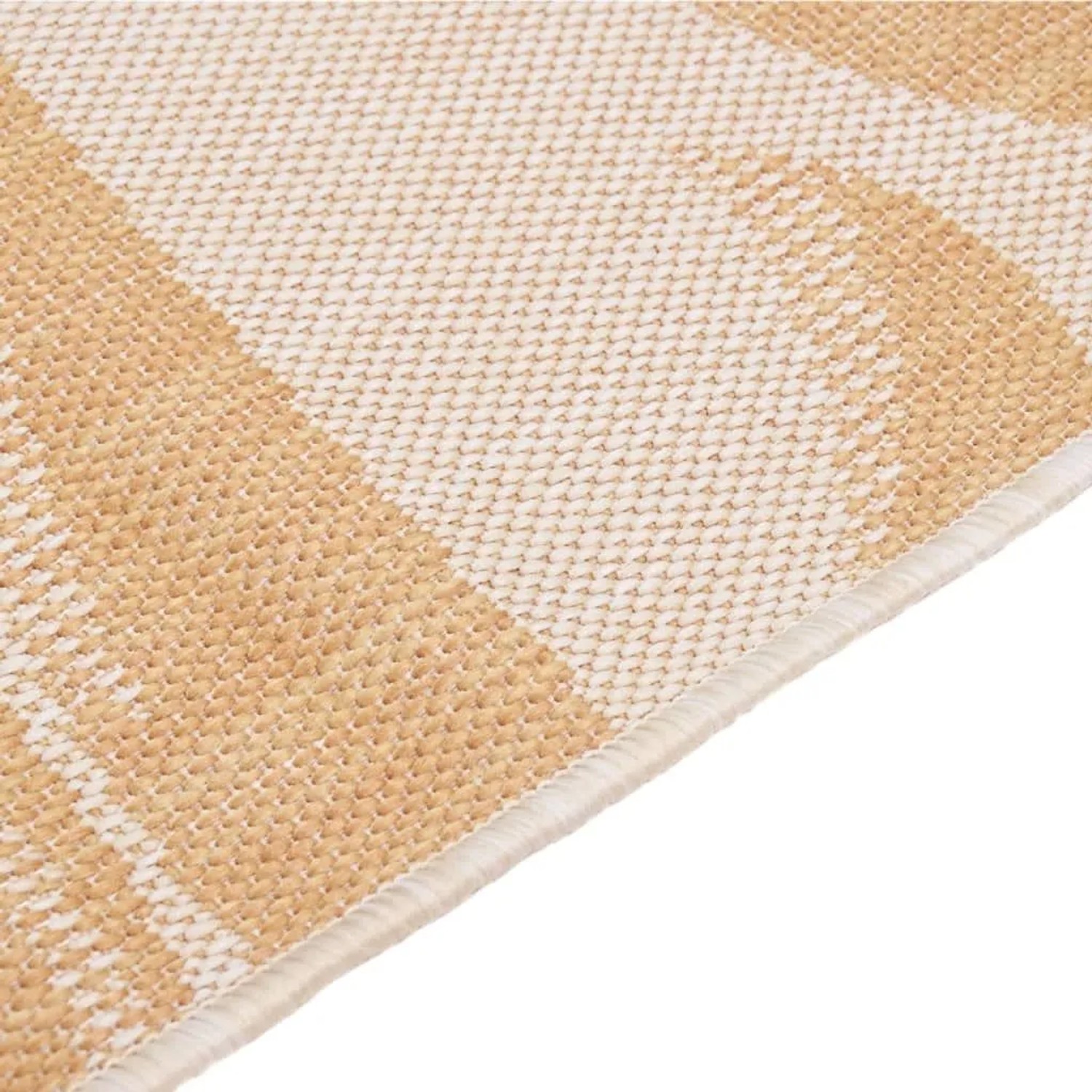 vidaXL Outdoor-Teppich Flachgewebe 100x200 cm Blattmuster 340857_4
