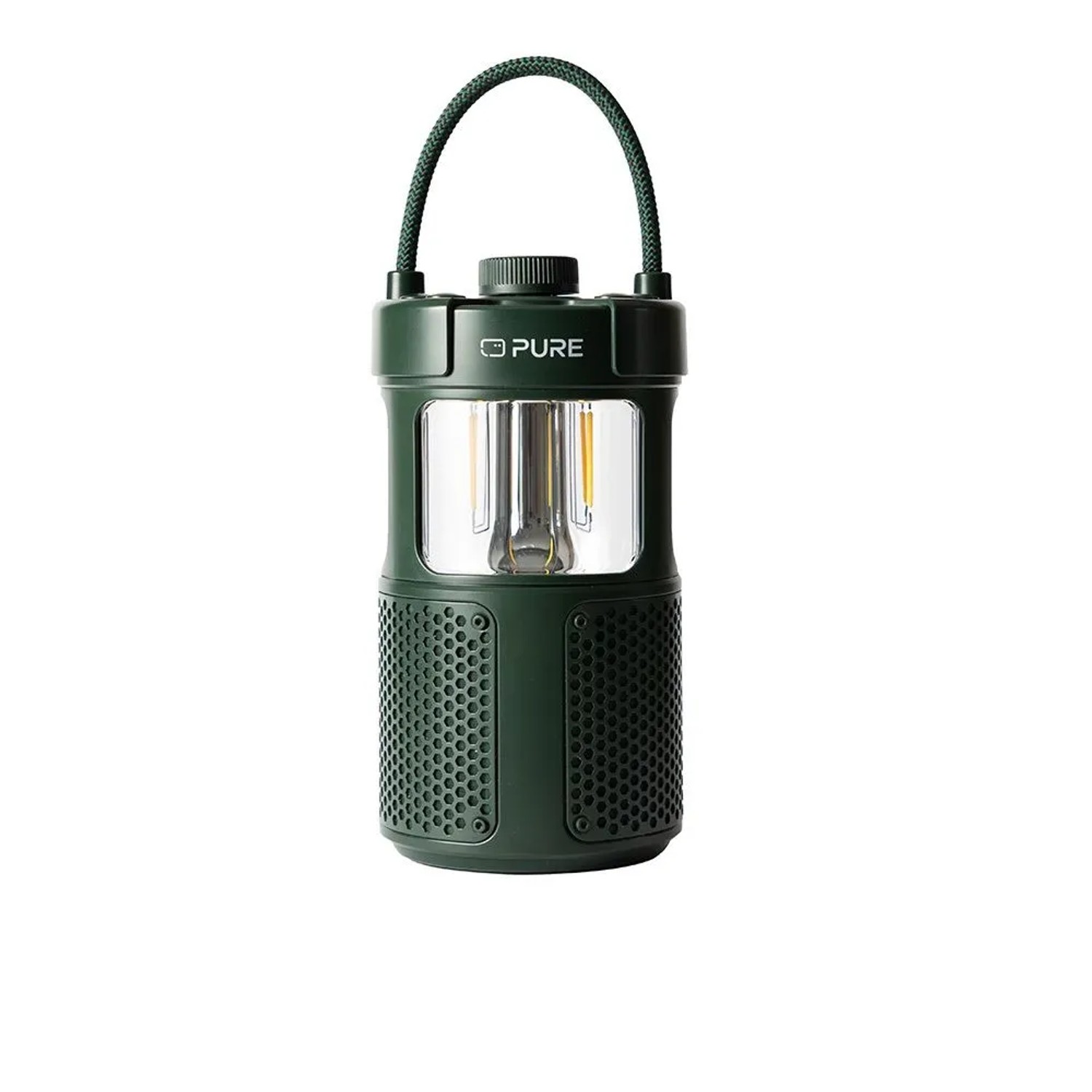Pure Woodland Glow Wasserdichter Outdoor-Lautsprecher Mit LED-Lampe