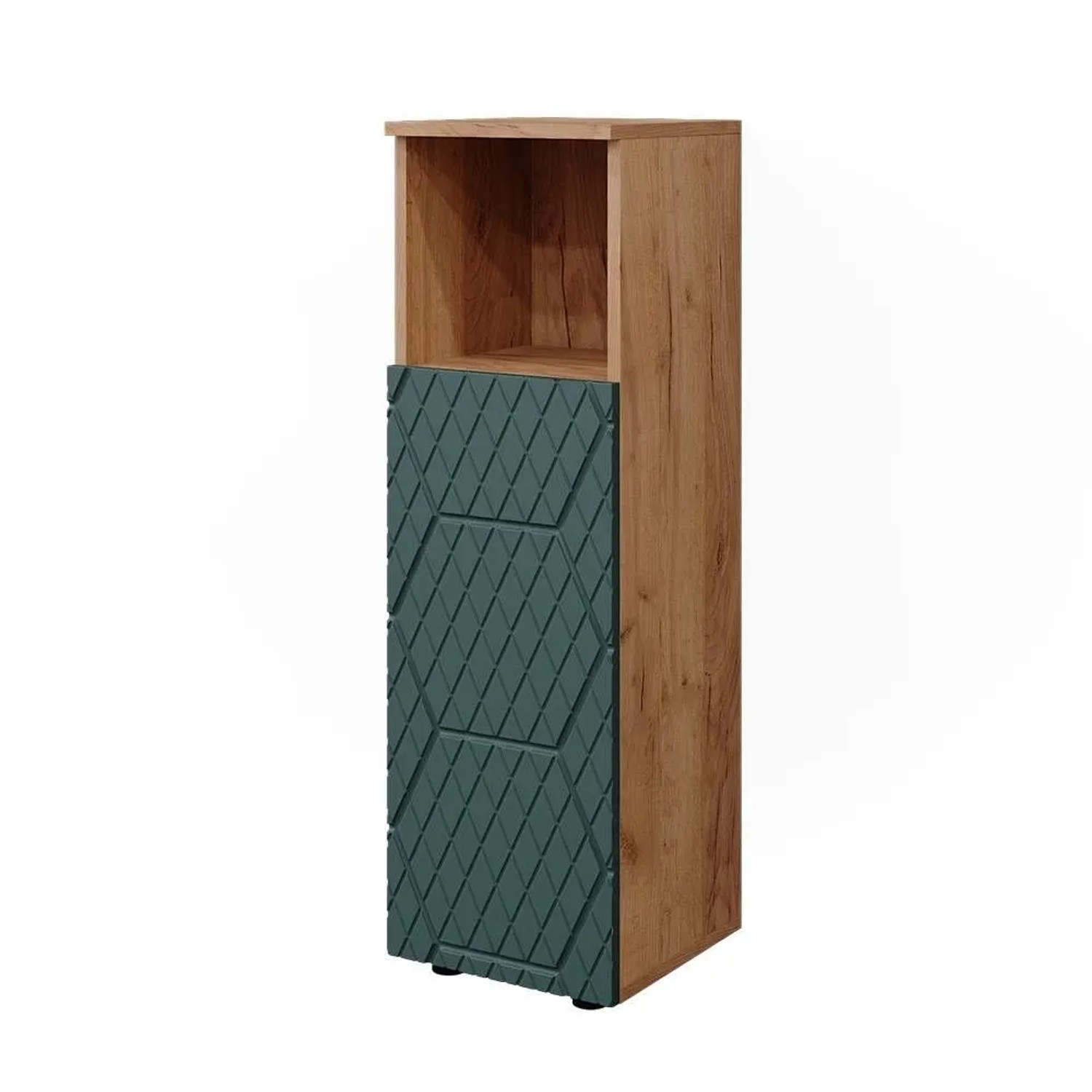 Vicco Midischrank Irma Grün Goldkraft Eiche 30 x 95