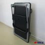 Zusammengeklappter PROREGAL Profi-Transportwagen BIG RHINO 300 mit Werkzeugtasche.