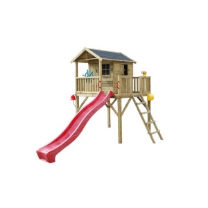 Prestige Garden Stelzenhaus Funny XXL KDI Inklusive Rutsche Rot