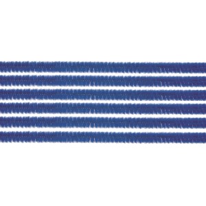10 blaue Biegeplüsch-Drähte (50 cm) für kreatives Schmuckbasteln.