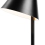 Schwarze Ledvance LED-Tischleuchte Decor Tokio, 44 cm hoch, im japanischen Stil.