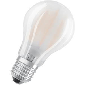 Bellalux E27 LED-Lampe in Glühlampenform, 6,5W, warmweißes Licht.
