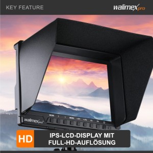 Walimex Pro Full Hd Monitor Director Iii Tragbar Bildschirm Video Fotostudio