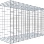 Gabiona Anbaukorb Typ 2, 60x100x40 cm, Maschenweite 5x5 cm, aus verzinktem Drahtgitter.