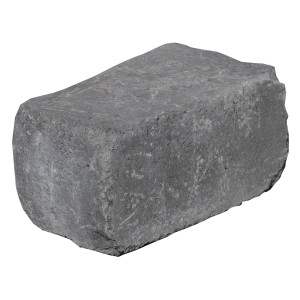 EHL Mauerstein Verona Antik Light, 24x14x12 cm, Anthrazit. Rustikaler Mauerstein für den Garten.