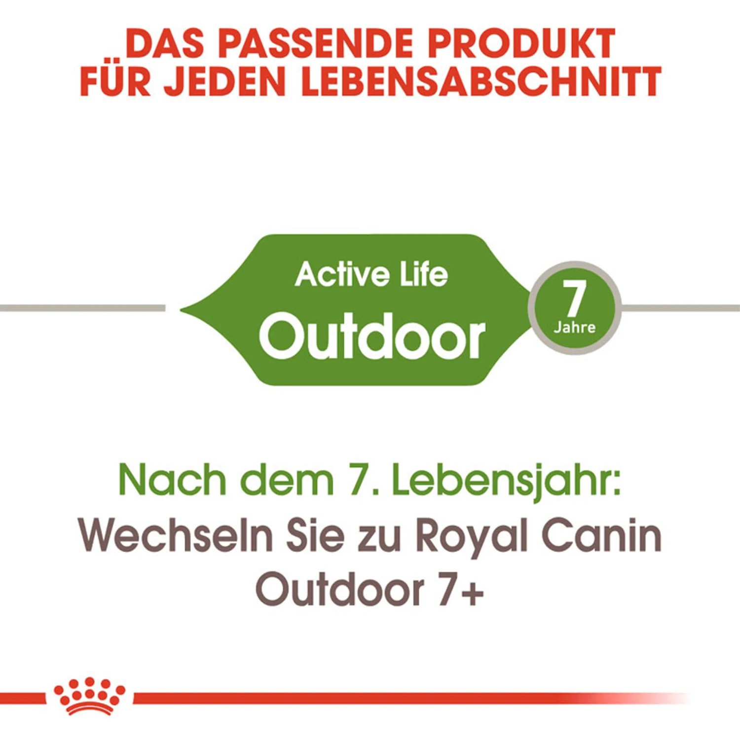 Royal Canin Outdoor Katzenfutter: Empfehlung für Katzen ab 7 Jahren.