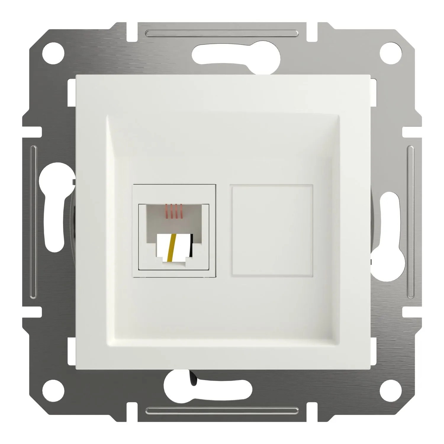 Schneider Electric ASFORA RJ11-Telefondose 1-Fach UP Weiss EPH4170121D