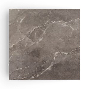 Klarstein Santorini Smart Infrarot-Heizung 60x60 cm 500 W Wochentimer IP24 Wandmontage Grauer Breccia-Marmor