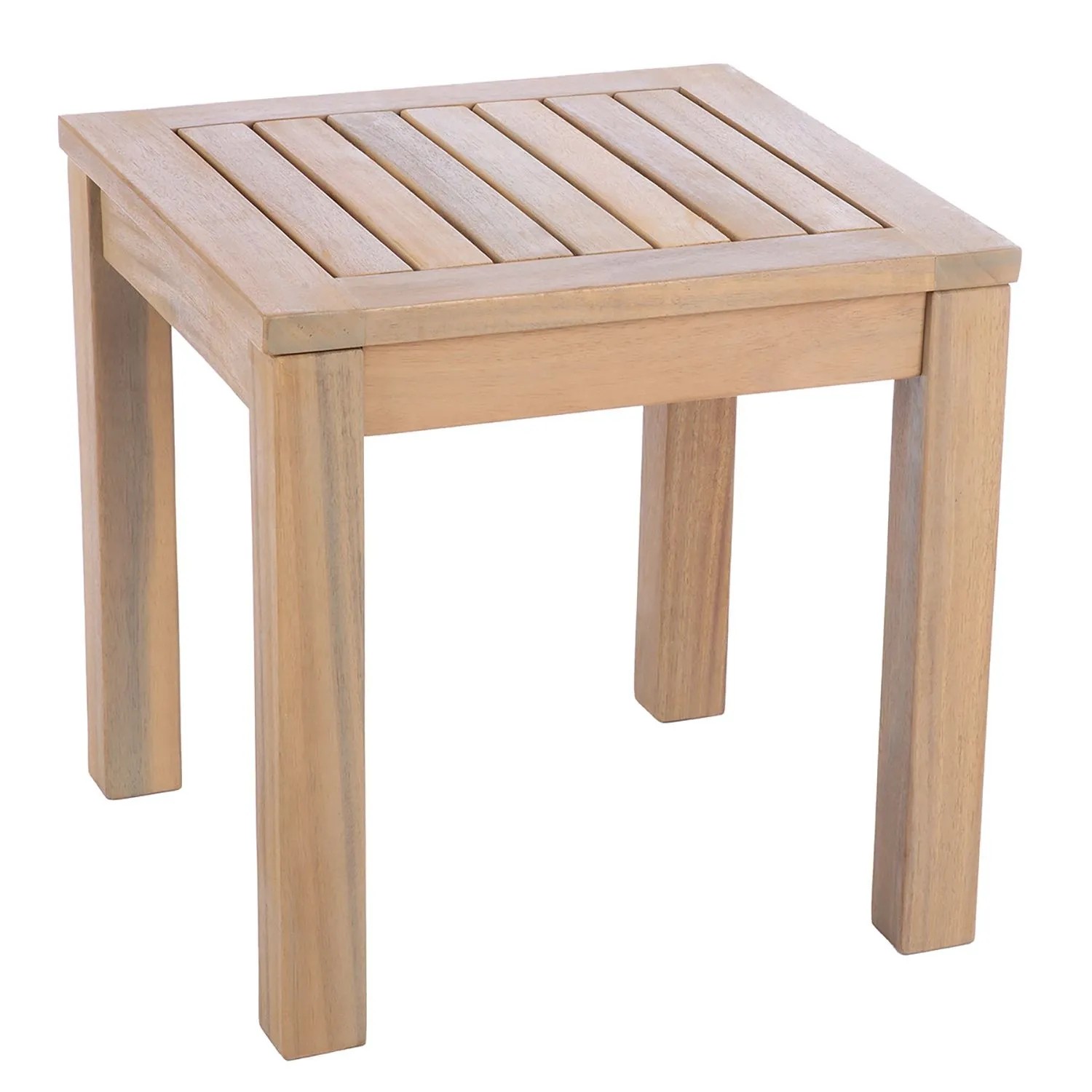 Gilde Beistelltisch Bali Naturfarben 40 cm x 40 cm