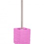 Sanilo WC-Bürste Calero Pink mit Edelstahlgriff für das Badezimmer.