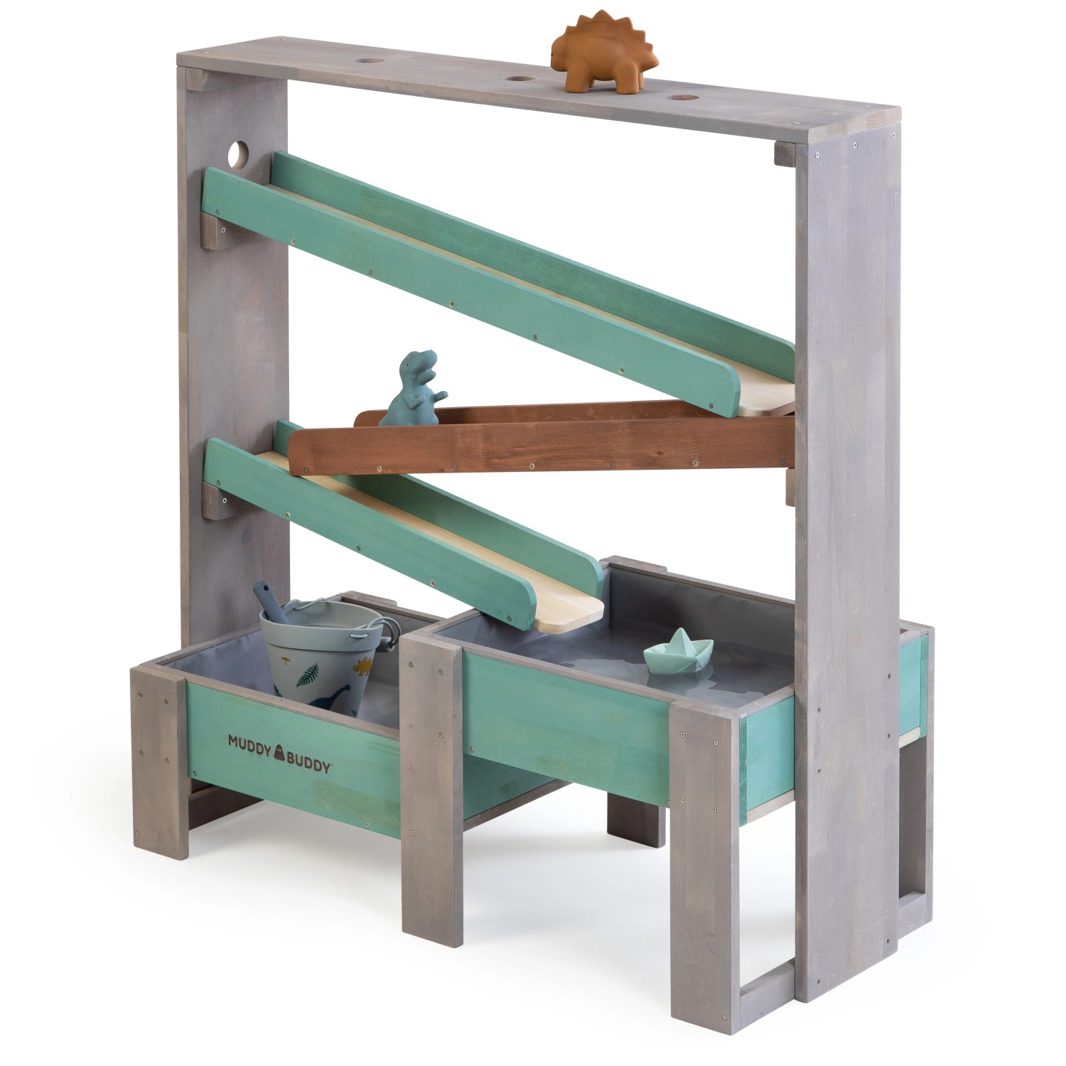 MUDDY BUDDY Wasserbahn Aqua Tower Warmgrau Salbei