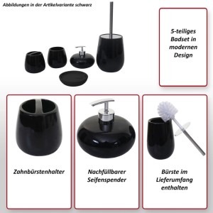 MCW Badset C72 5-teilig Weiß