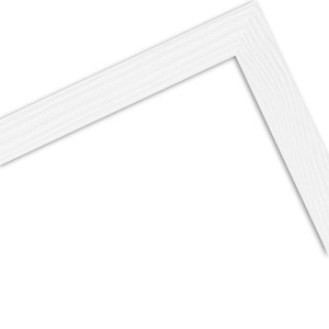 WANDStyle Bilderrahmen H300 aus Massivholz in Weiß 40 x 60 cm im Stil Modern