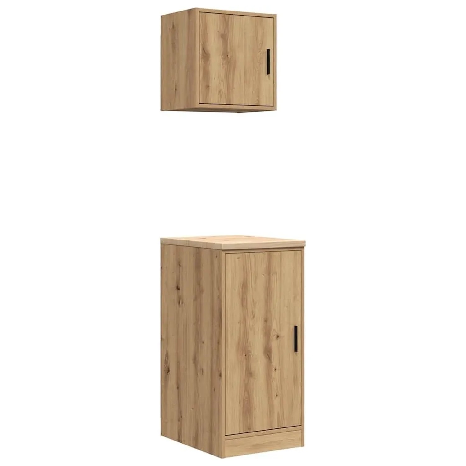 vidaXL Garagenschränke 2 Stk Artisan-Eiche Holzwerkstoff 3328304