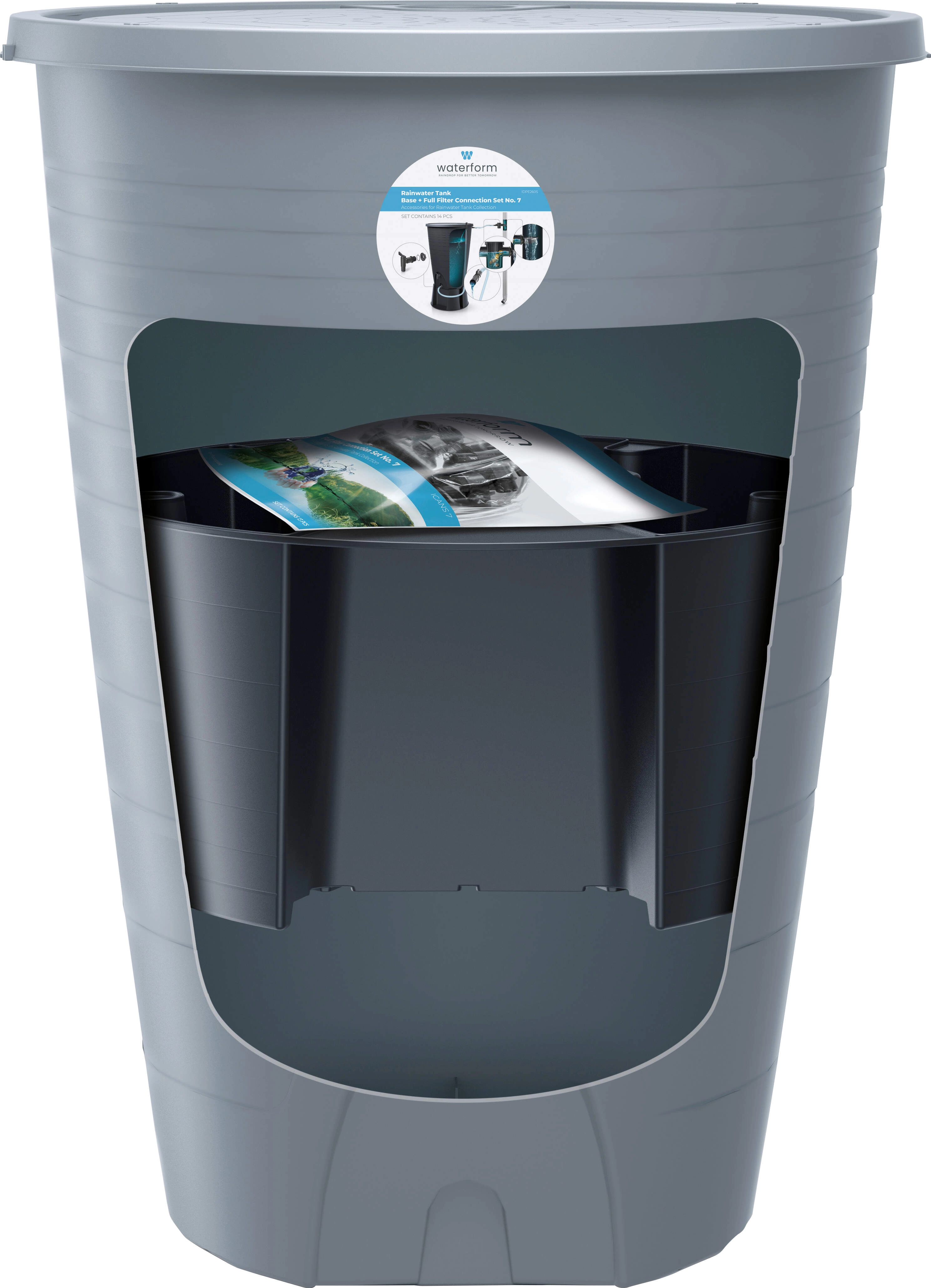 Waterform Regentonne Peruno 260 l Grau kaufen bei OBI