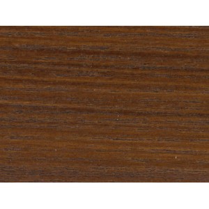 Nahaufnahme: Holz mit Bondex Holzlasur Nussbaum, seidenglänzend behandelt. Maserung sichtbar.