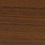 Nahaufnahme: Holz mit Bondex Holzlasur Nussbaum, seidenglänzend behandelt. Maserung sichtbar.